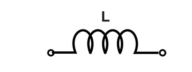 Typical Schematic Diagram of an Inductor, a Choke or Reactor